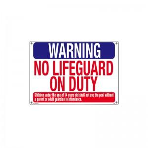 Poolmaster 40325 Warning No Lifeguard On Duty