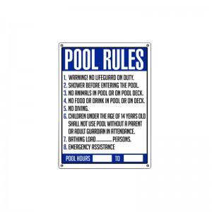 Poolmaster 40326 Sign In. General Pool Rules In. 18X24