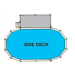 Swim N Play SF 301552 Side Deck & Fence For 15 Ft X 30 Ft