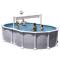 Swim N Play D8P181252SP SP Deluxe 8000 18 Ft x 12 Ft x 52" Oval Pole Pool